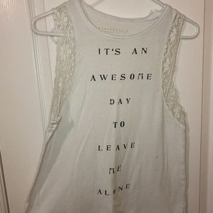 White Aeropostale Tank Top
